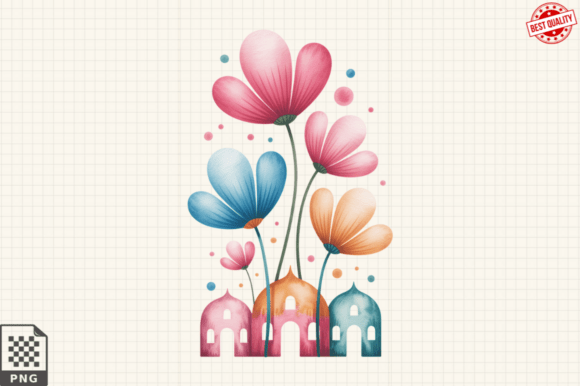 Download Quirky Flowers Clipart Whimsical Floral - Clip Collection