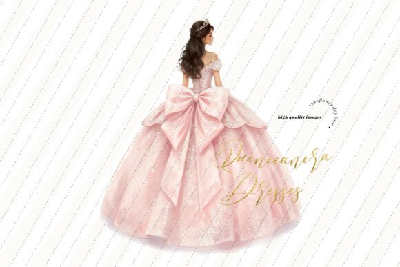 Download Soft Pink Glitter Quinceañera Clipart - Clip Collection