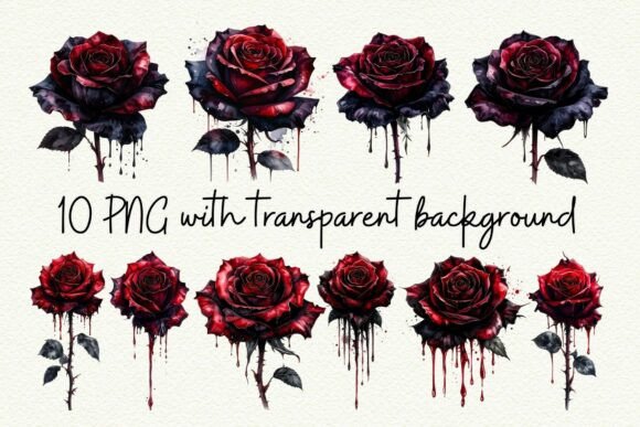 Download 10 Dark Rose PNG Dark Romance Clipart - Clip Collection