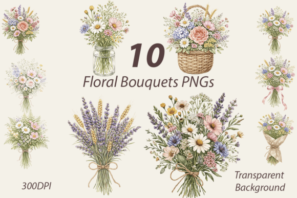 Download Wildflower Bouquet Clipart - Clip Collection