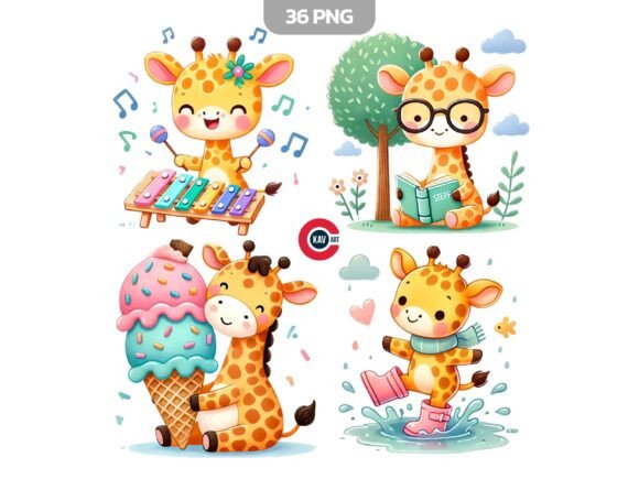 Download Adorable Giraffe Clipart, Cute Giraffe - Clip Collection