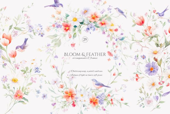 Download Watercolor Botanical Clipart Set - Clip Collection