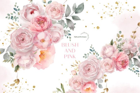 Download Blush Pink Flowers Clipart - Clip Collection