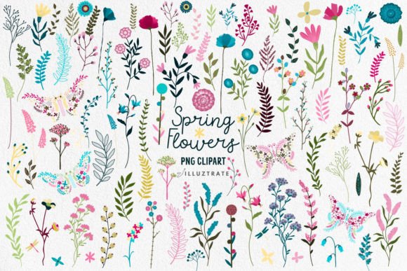 Download Spring Flowers PNG Clipart | Wild Flower - Clip Collection
