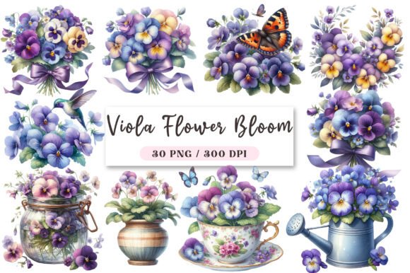 Download Viola Flower Bloom Clipart - Clip Collection