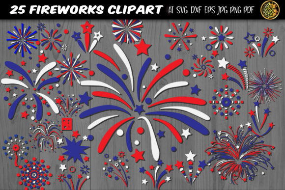 Download Independence Day Firework SVG 25 Clipart - Clip Collection
