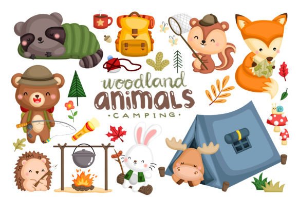 Download Animal and Camping Clipart - Cute Animal - Clip Collection