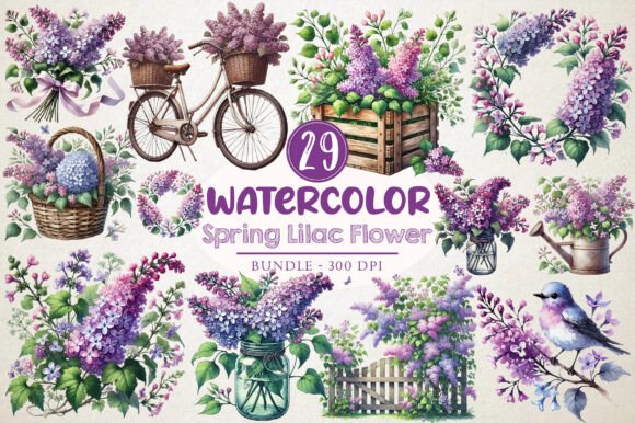 Download Spring Lilac Flower Sublimation Clipart - Clip Collection