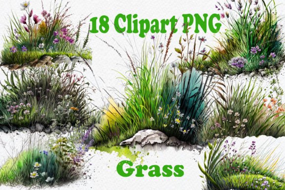 Download Grass Clipart, Spring Floral PNG - Clip Collection