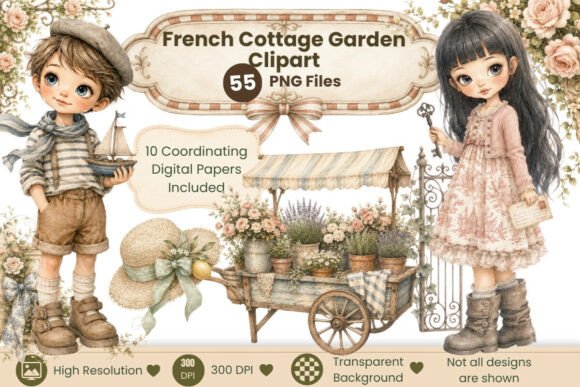 Download French Cottage Garden Clipart - Clip Collection