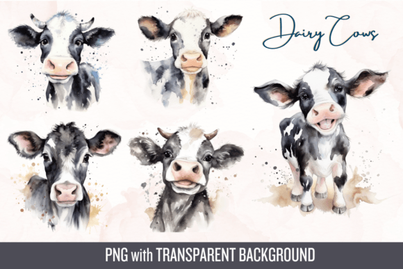 Download Dairy Cows Cute Sublimation Design - Cute sublimation Collection