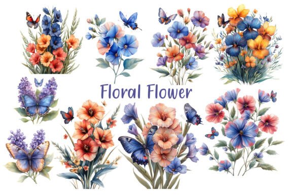 Download Floral Beautiful Garden Clipart - Clip Collection