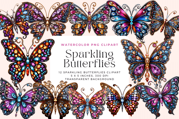 Download Sparkling Butterfly Cliparts - Clip Collection