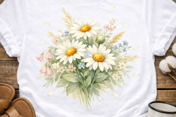 Download Summer Daisy Bouquet PNG Clipart - Clip Collection