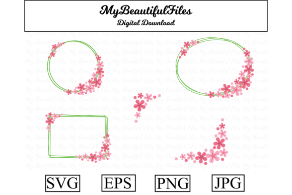 Download Frames Pink Flower Clipart Illustration - Clip Collection