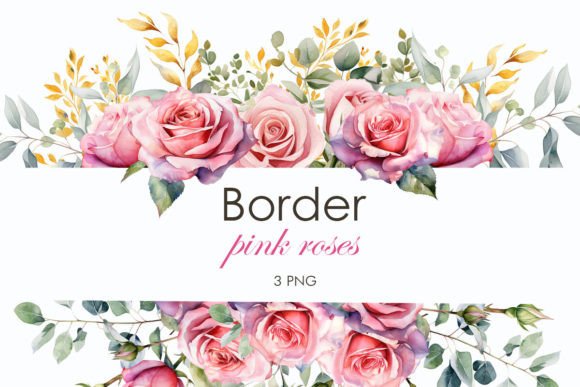 Download Rose Border. Pink Roses Clipart - Clip Collection