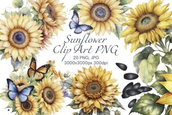 Download Sunflower Clip Art PNG - Clip Collection