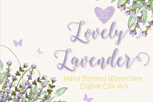 Download Watercolor Lavender Flowers Clipart, Wat - Clip Collection
