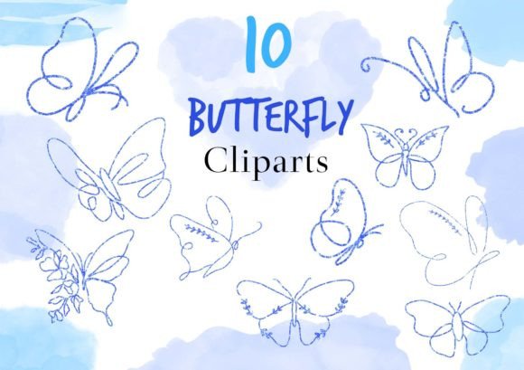 Download Indigo Butterfly Cliparts - Clip Collection