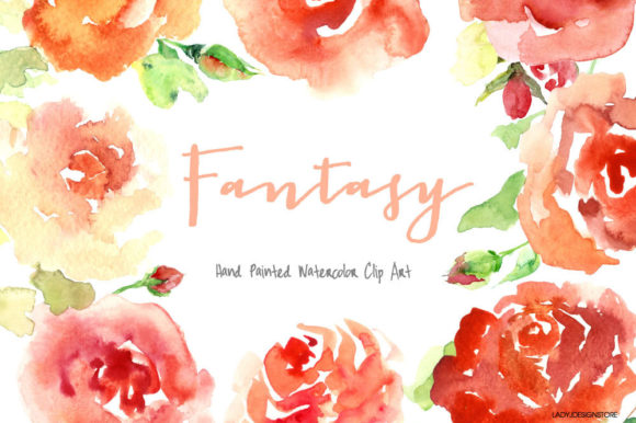 Download Watercolor Hand Painted Flowers ClipArt - Clip Collection