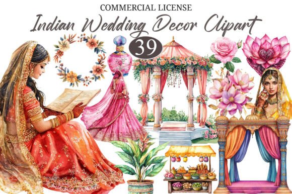 Download Indian Wedding Decor Clipart - Clip Collection