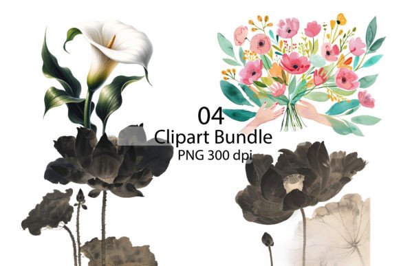 Download Floral Clipart Bundle, Wild Flower - Clip Collection