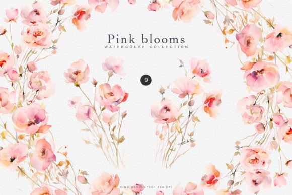 Download Watercolor Pink Flower Clipart - Summer - Clip Collection