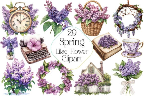 Download Spring Lilac Flower Clipart - Clip Collection
