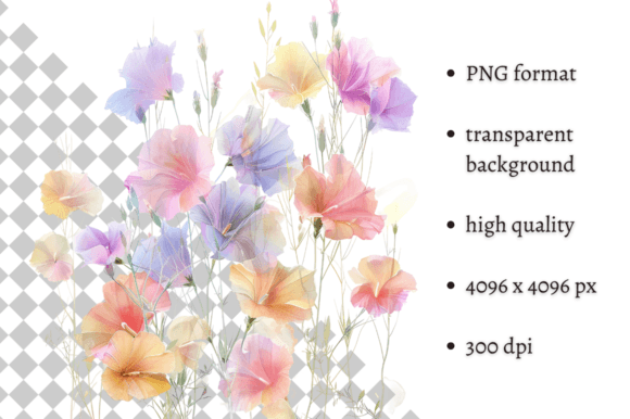 Download Watercolor Spring Flowers PNG Clipart - Clip Collection