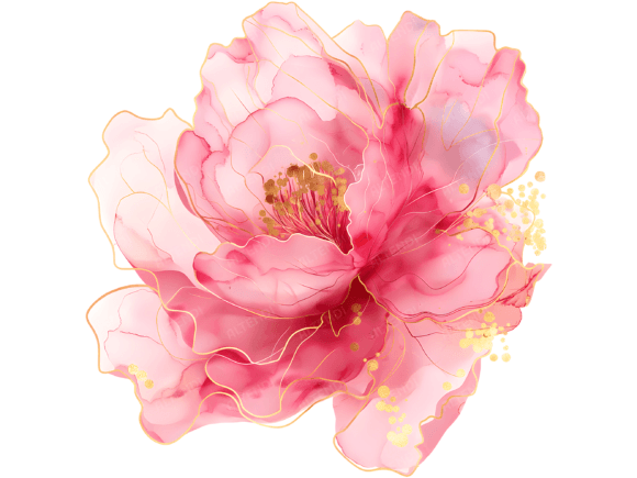 Download Abstract Pink Peony Clipart - Clip Collection