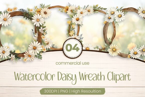 Download Daisy Wreath Clipart PNG - Clip Collection