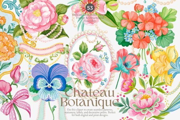 Download Chateau Botanique Clipart Set - Clip Collection
