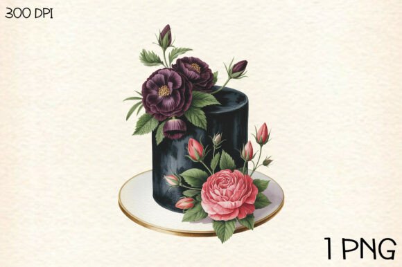 Download Dark Gothic Floral PNG Clipart - Clip Collection