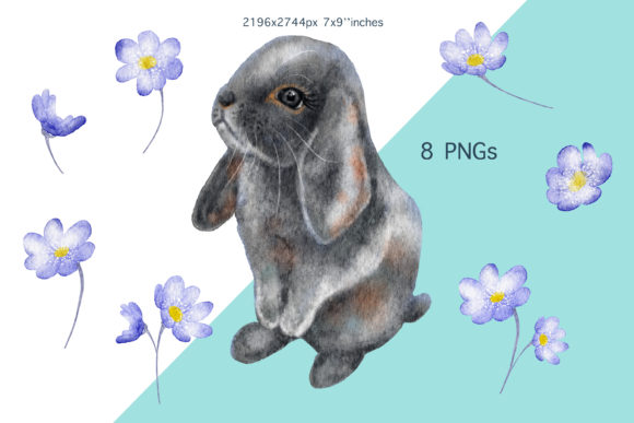 Download Watercolor Cute Easter Bunny Clip Art - Clip Collection