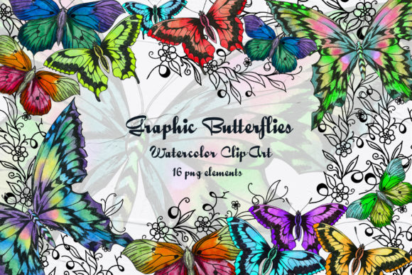Download Graphic Butterflies Clip Art - Clip Collection