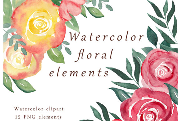 Download Watercolor Flowers Clipart - Clip Collection