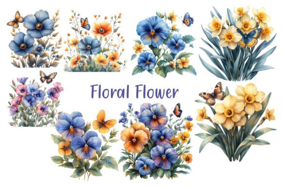 Download Bouquet Modern Flower Clipart - Clip Collection
