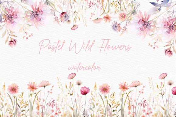 Download Wild Floral Clipart Watercolor Flowers - Clip Collection
