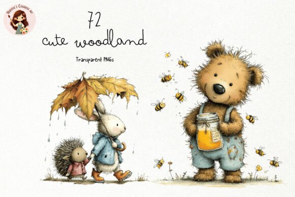 Download Cute Woodland Animals PNG Clipart - Clip Collection