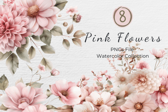 Download Blush Pink Floral Watercolor Clipart - Clip Collection