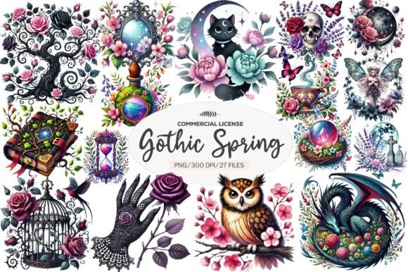 Download Gothic Spring Clipart - Clip Collection