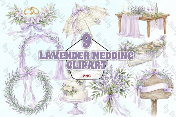 Download Lavender Wedding Clipart PNG - Clip Collection