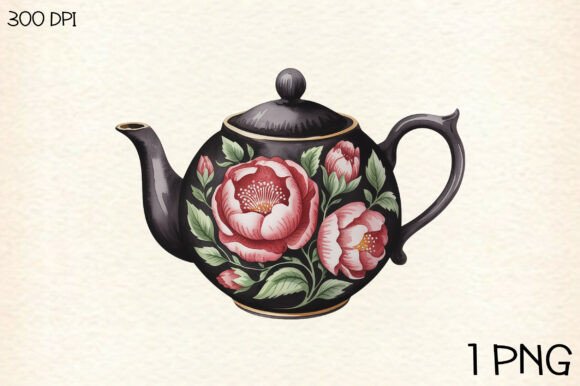Download Dark Gothic Floral PNG Clipart - Clip Collection