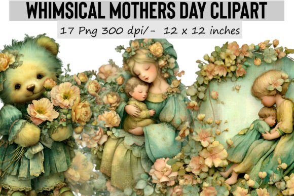Download Whimsical Mothers Day Clipart - Clip Collection