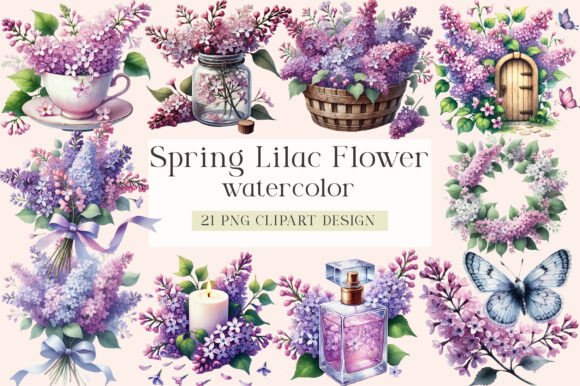 Download Spring Lilac Flower Sublimation Clipart - Clip Collection