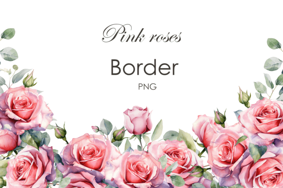 Download Rose Border. Pink Roses Clipart - Clip Collection