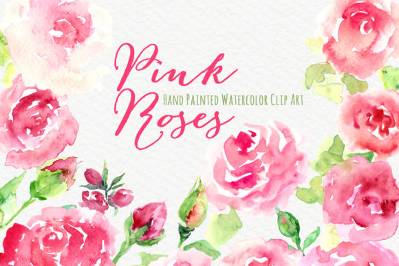 Download Watercolor Hand Painted Flowers ClipArt - Clip Collection