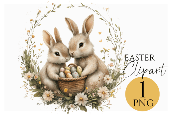 Download Cute Easter Bunny Clipart PNG Download - Clip Collection