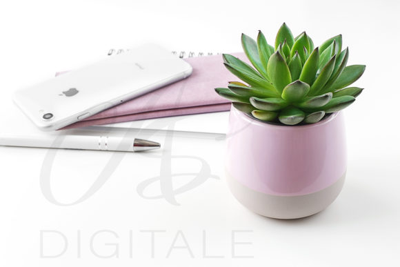 Download Feminine Styled Desktop Mockup - Feminine Collection