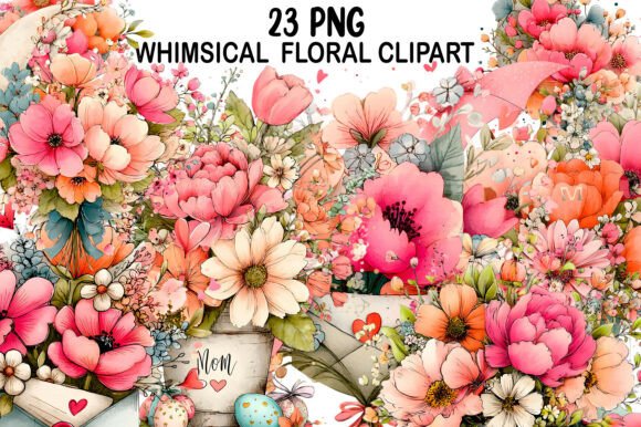 Download Whimsical Floral Clipart - Clip Collection